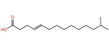 13-Methyl-4-tetradecenoic acid