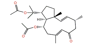 (1R,2E,4R,7Z,10S,11S,12R)-10,18-Diacetoxydolabella-2,7-dien-6-one