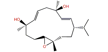 (1S,2E,4R,6E,8R,11S,12S)-11,12-Epoxy-2,6-cembrane-4,8-diol