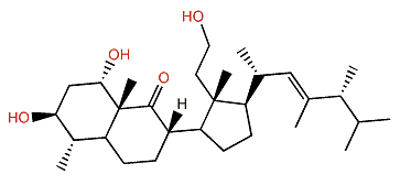 (22E,24R)-1a,3b,11-Trihydroxy-4a,23,24-trimethyl-9,11-secocholest-22-en-9-one