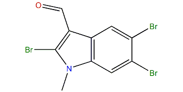 2,5,6-Tribromo-1-methyl-1H-indole-3-carboxaldehyde
