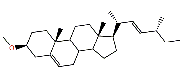24-Methyl-3-methoxy-27-norcholesta-5,22-diene