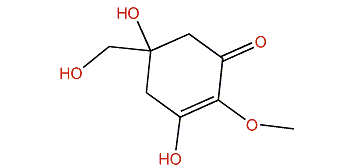 3,5-Dihydroxy-5-(hydroxymethyl)-2-methoxy-2-cyclohexen-1-one