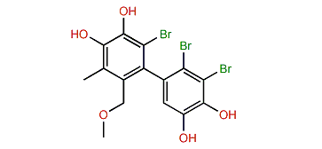 3-Bromo-4-[2,3-dibromo-4,5-dihydroxyphenyl] methyl-5-(methoxymethyl) 1,2-benzenediol