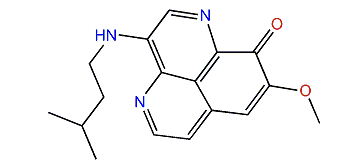 3-(Isopentylamino)-demethyl(oxy)-aaptamine