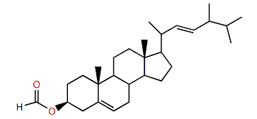 (22E)-3b-Formyl-24-methylcholesta-5,22-diene