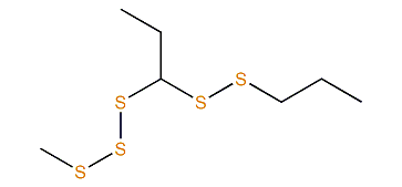 5-Ethyl-2,3,4,6,7-pentathiadecane