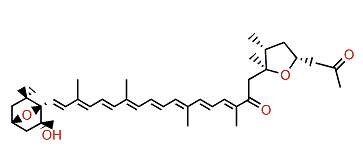 (3S,5R,6R)-5-Hydroxy-3,6-3',6'-diepoxy-5,6,1',2',5',6',7',8'-octahydro-6'-methyl-16'-nor-beta,psi-carotene-1',8'-dione