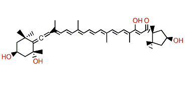 (3S,3'S,5R,5'R,6R)-6,7-Didehydro-5,6-dihydro-3,3',5,8'-tetrahydroxy-beta,kappa-caroten-6'-one