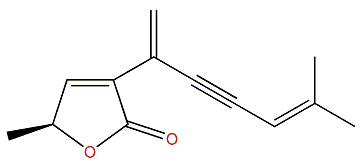 (S)-5-Methyl-3-(5-methyl-1-methylene-4-hexen-2-ynyl)-2(5H)-furanone