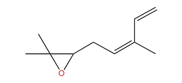 2,2-Dimethyl-3-((Z)-3-methylpenta-2,4-dienyl)-oxirane