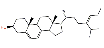 (24Z)-24-Propylidenecholesta-5,7-dien-3b-ol