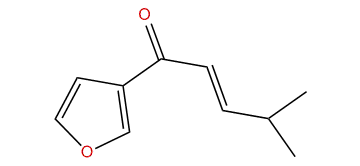 1-(3-Furanyl)-4-methyl-2-penten-1-one