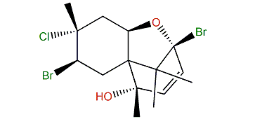 2,10-Dibromo-3-chloro-5,10-epoxy-8-chamigren-7-ol