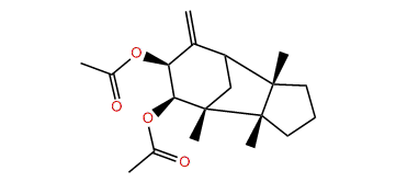 (-)-4beta,5beta-Diacetoxygymnomitr-3(15)-ene