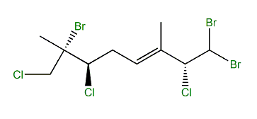 (2R,3E,6R,7S)-1,1,7-Tribromo-2,6,8-trichloro-3,7-dimethyl-3-octene