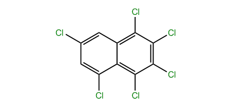 1,2,3,4,5,7-Hexachloronaphthalene