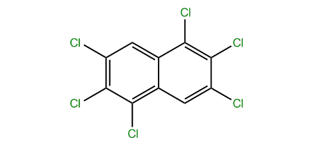 1,2,3,5,6,7-Hexachloronaphthalene