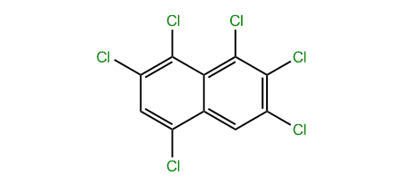 1,2,3,5,7,8-Hexachloronaphthalene