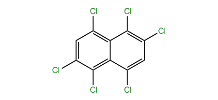 1,2,4,5,6,8-Hexachloronaphthalene