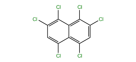 1,2,4,5,7,8-Hexachloronaphthalene