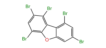 1,2,4,7,9-Pentabromodibenzofuran