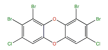 1,2,8,9-Tetrabromo-3,7-dichlorodibenzo-p-dioxin