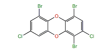 1,4,6-Tribromo-2,8-dichlorodibenzo-p-dioxin