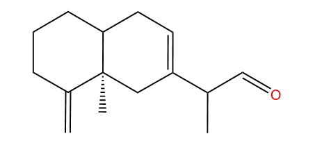 Eremophila-1(10),6-dien-12-al