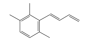(E)-1-(2,3,6-Trimethylphenyl)-buta-1,3-diene
