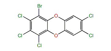 1-Bromo-2,3,4,7,8-pentachlorodibenzo-p-dioxin