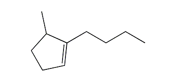 1-Butyl-5-methyl-1-cyclopentene