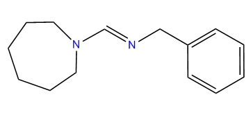 1-Phenylmethyl-3,3-hexamethyleno-formamidine