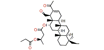 12a-(3'-Propanoyloxybutanoyloxy)-20,24-dimethyl-24-oxoscalar-16-en-25-al