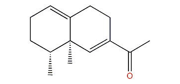 13-nor-Eremophila-1(10),6-dien-11-one