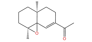 13-nor-4,5-Epoxy-eudesm-6-en-11-one