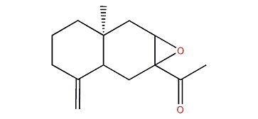 13-nor-7,8-Epoxy-eudesm-4(15)-en-11-one