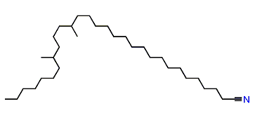 18,22-Dimethylnonacosyl cyanide