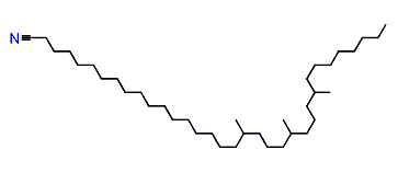 18,22,26-Trimethyltetratriacontyl cyanide