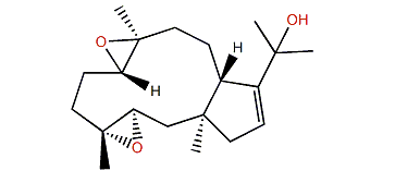 (1R,3R,4S,7R,8R,11R)-3,4-7,8-Diepoxy-12-dolabellen-18-ol