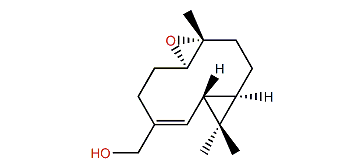 1a,10a-Epoxy-4(15)-lepidozen-5-ol