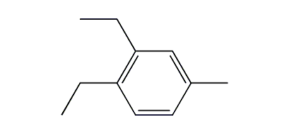 1-Methyl-4,5-diethylbenzene