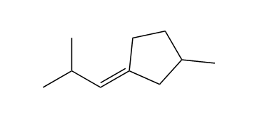 (E)-1-Methyl-3-(2-methylpropylidene)-cyclopentane