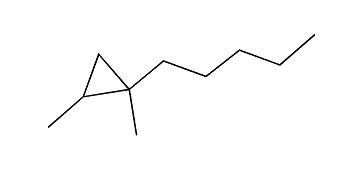 1,2-Dimethyl-1-pentylcyclopropane