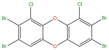 2,3,7,8-Tetrabromo-1,9-dichlorodibenzo-p-dioxin