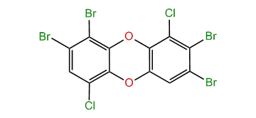 2,3,8,9-Tetrabromo-1,6-dichlorodibenzo-p-dioxin