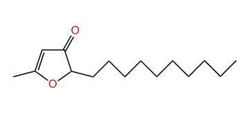 2,3-Dihydro-2-decyl-5-methylfuran-3-one