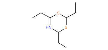 2,4,6-Triethyl-1,3,5-dithiazinane