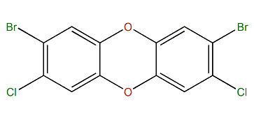 2,8-Dibromo-3,7-dichlorodibenzo-p-dioxin