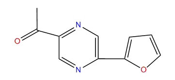 2-(2-Furyl)-5(6)-acetylpyrazine